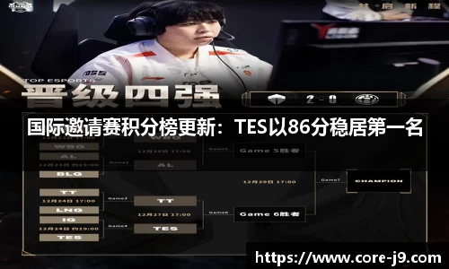 国际邀请赛积分榜更新：TES以86分稳居第一名